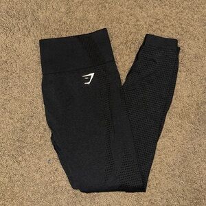 Black gymshark vital seamless 2.0 leggings